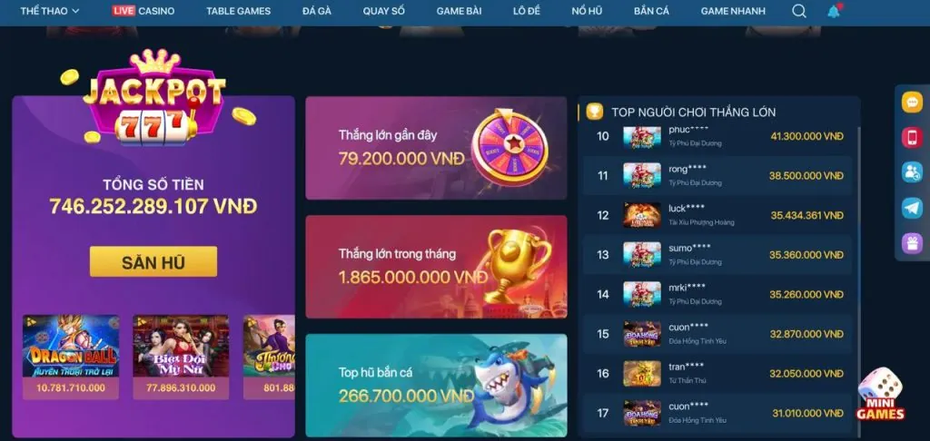 Khuyến mãi nạp tiền hàng ngày/tuần 33win02 casino